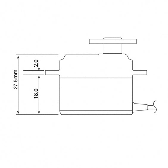S-A401 Mini Coreless Digital Servo PWM/S.Bus2 5.7kg 0.10s 6.0V - 7.4V