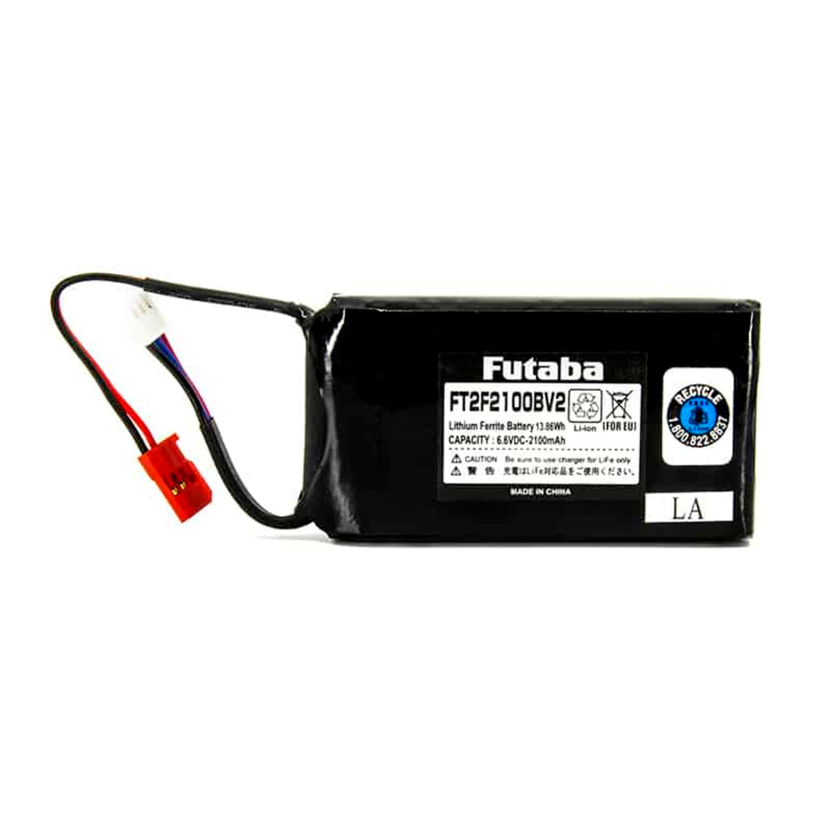 FT2F2100B 6.6V 2100mAh LiFe Transmitter Battery for 4PL/4PX/8J/10J/14SG/18SZ Tx