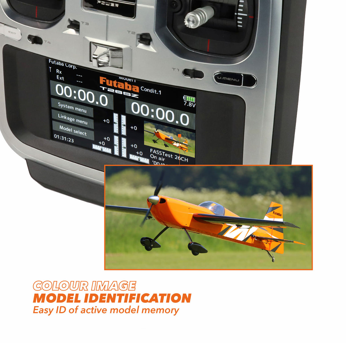 T26SZ 26-Channel Air Radio with R7208SB Rx, Multi Mode