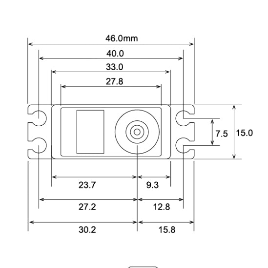 S-A401 Mini Coreless Digital Servo PWM/S.Bus2 5.7kg 0.10s 6.0V - 7.4V