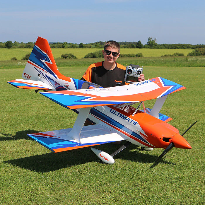 Josh Eaton with his Futaba T32MZ and RC Plane