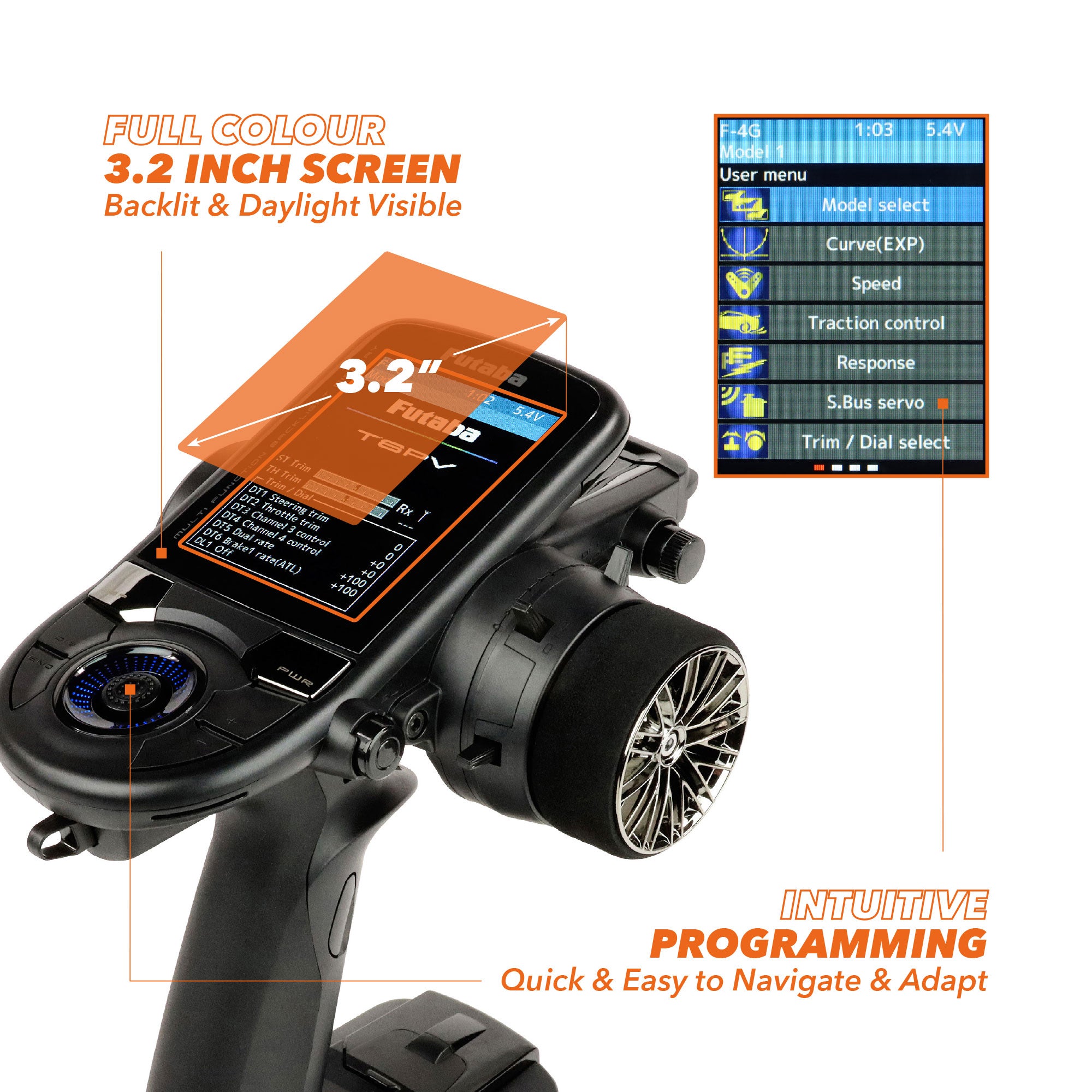 T6PV 6-Channel Surface Radio with R304SB Rx – Futaba UK