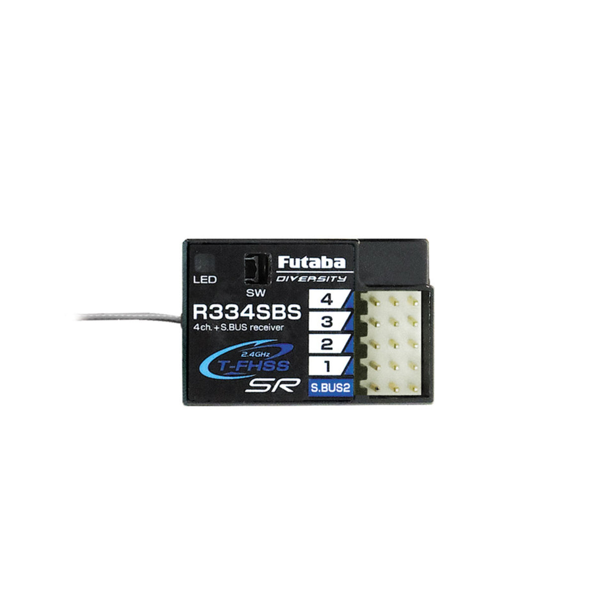 R334SBS 4-Channel (PWM) Surface Receiver with S.BUS for Telemetry T-FHSS SR / T-FHSS