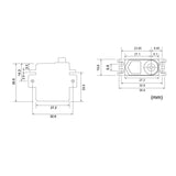 BLS-CM600 Mini Brushless Servo PWM/S.BUS2 6.5kg 0.08s 4.8V - 7.4V