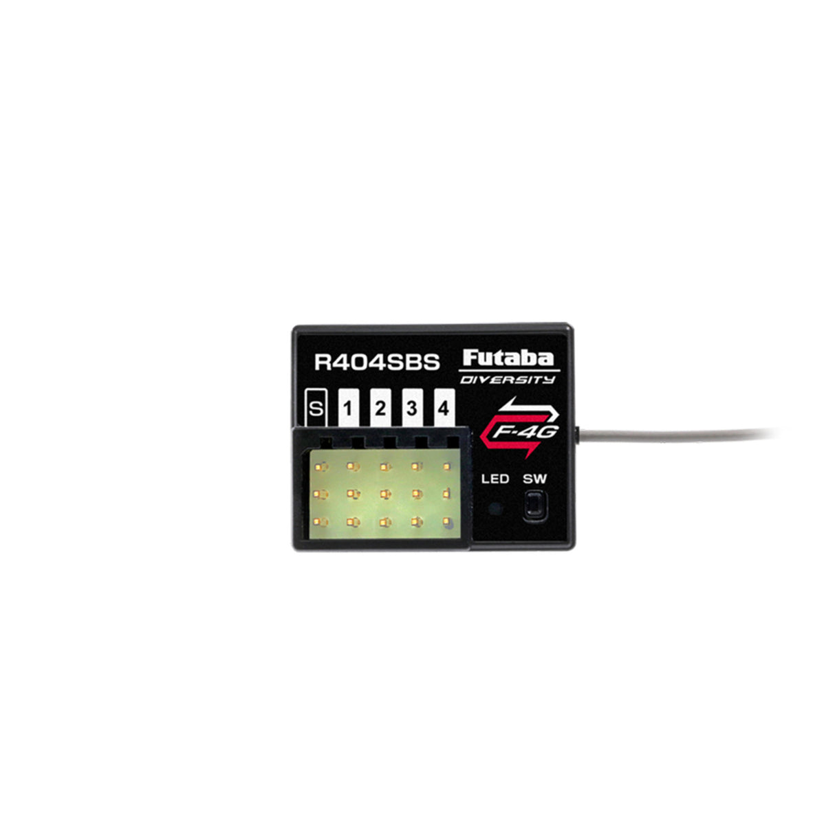 R404SBS 4-Channel (PWM) Surface Receiver with S.BUS for Telemetry F-4G