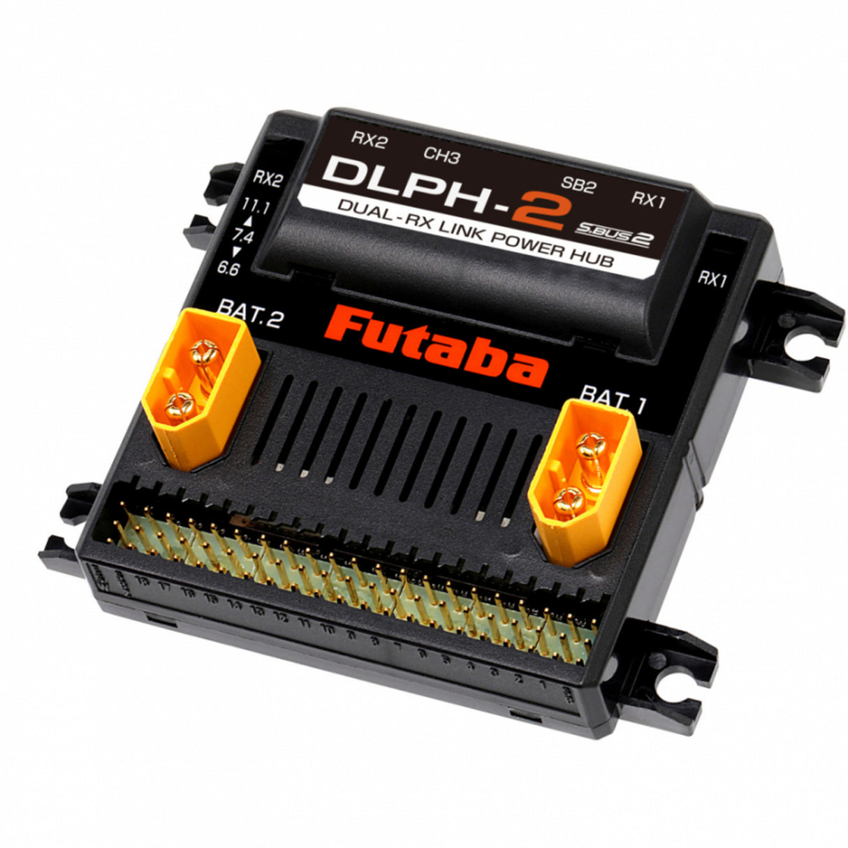 DLPH-2 Intelligent Power Hub (Dual Rx, Dual Battery, Gyro Capable)