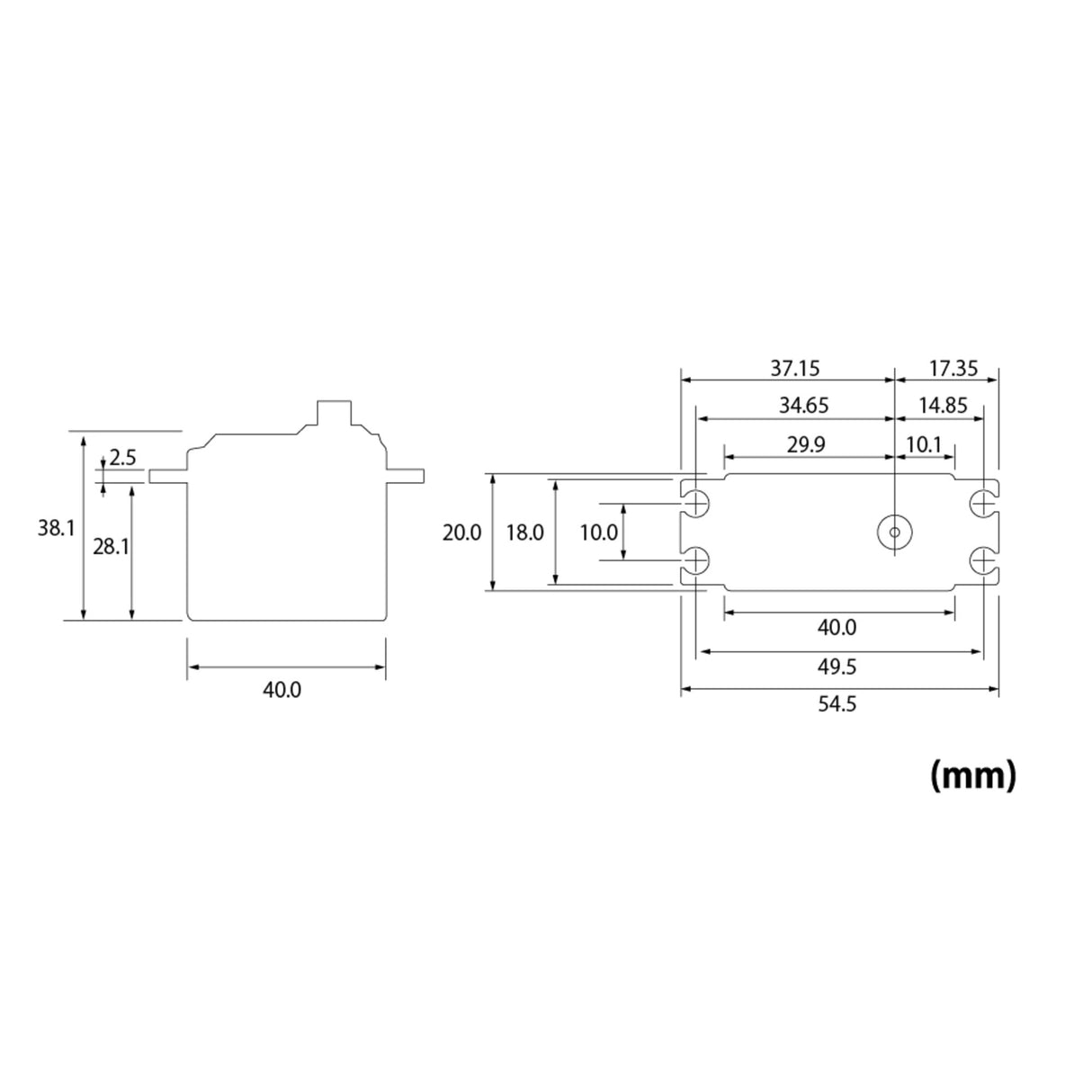 S-C300 Standard Digital Servo PWM/S.BUS2 9.6kg 0.12s 4.8V - 7.4V