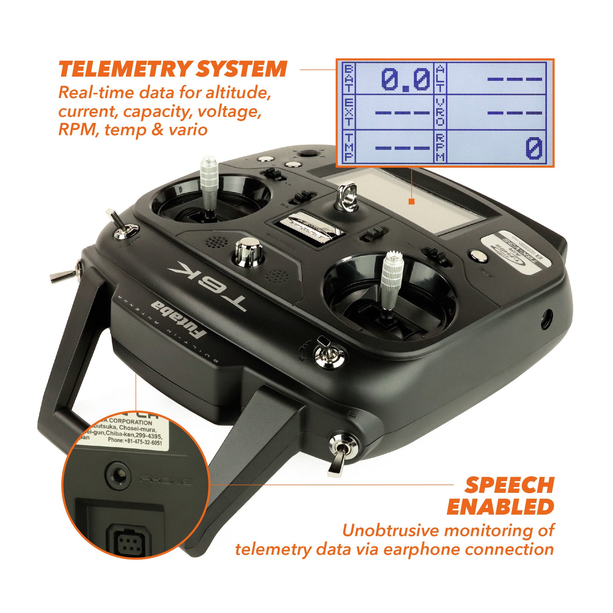 T6K-V3S 8-Channel Air Radio with R3008SB Rx, Mode 2 – Futaba UK T6K-V3S 8-Channel Air Radio with R3008SB Rx, Mode 2 – Futaba UK