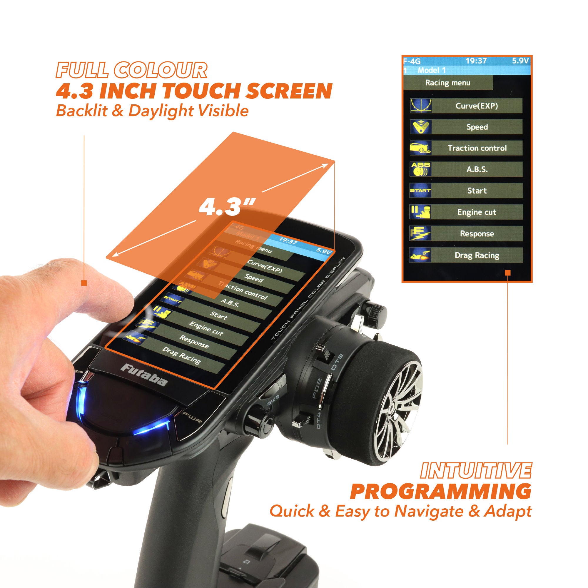 T10PX 10-Channel Surface Radio with R404SBSE Rx – Futaba UK