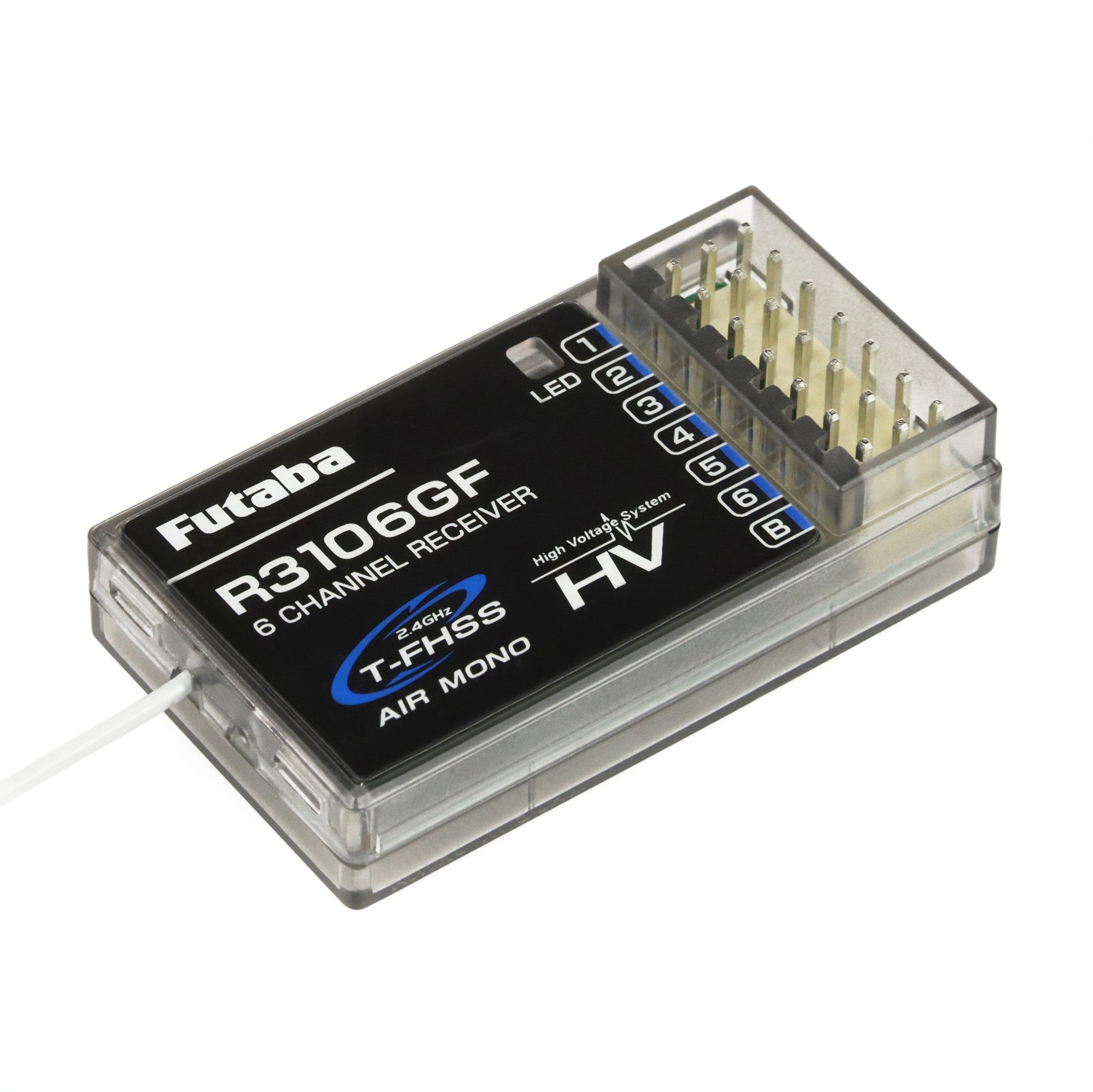 futaba T6L + R3106GF リンク確認済み 未実装 R3106GF 6-Channel (PWM) Air Receiver T-FHSS – Futaba UK